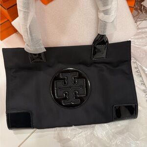Tory Burch Black Nylon Tote
